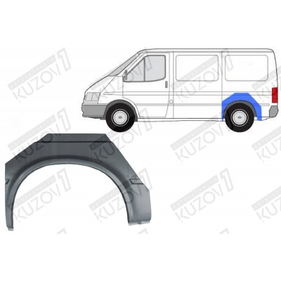 Арка задняя (левая) POTRYKUS для FORD TRANSIT 1991-1994 - фото