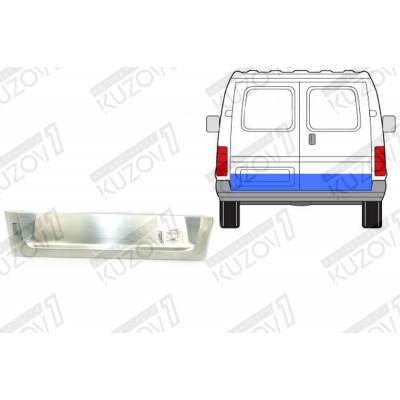 Дверь Задняя Левая (распашная) POTRYKUS для FORD TRANSIT 1991-1994 - фото