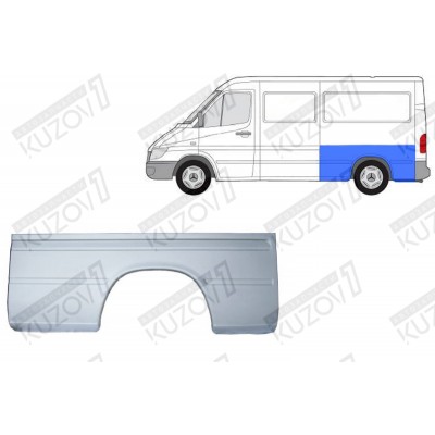 Крыло Заднее (левое) 66 См POTRYKUS для Volkswagen LT 1996-2006 - фото