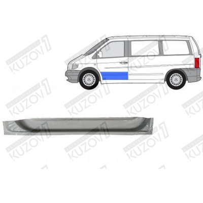 Дверь Передняя (левая) Нижняя POTRYKUS для Mercedes VITO 2003-2010 - фото