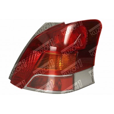 Задний фонарь (правый) Led, Красно-Желтый, TYC для TOYOTA YARIS 2009-2011 - фото