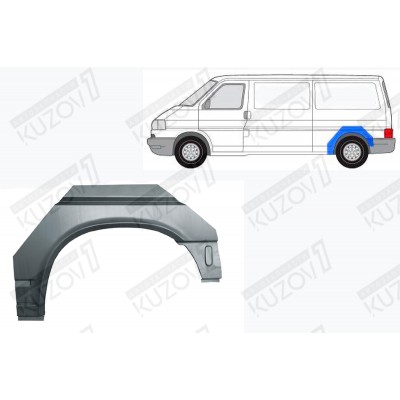 Арка задняя (левая) POTRYKUS для Volkswagen T4 1996-2003 - фото