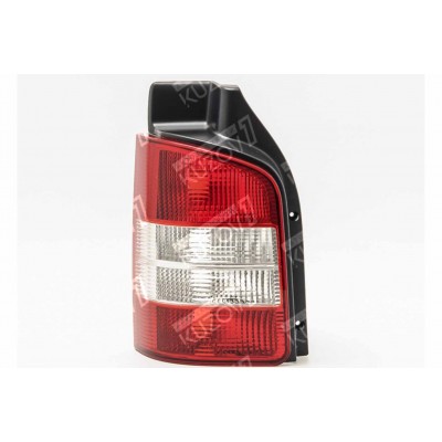 Задний фонарь (левый) Красный, 1 Дверь, DEPO для Volkswagen T5 2009-2015 - фото